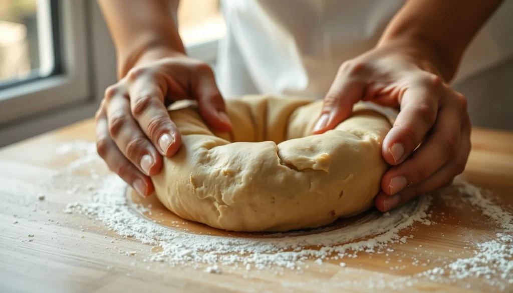 Homemade Big Apple Bagels Recipe: A Step-by-Step Guide 5 shaping bagel dough