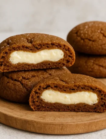 Gingerbread Cheesecake Cookies