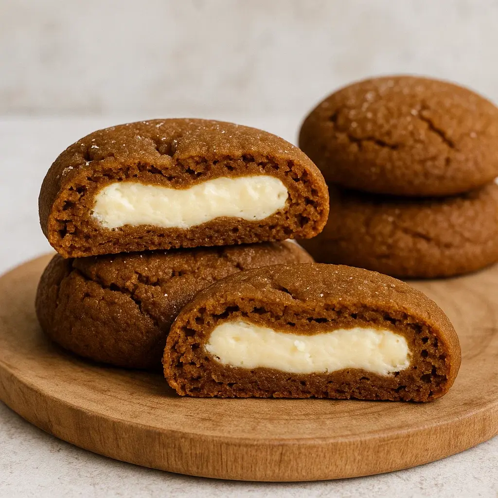 Gingerbread Cheesecake Cookies : Easy Holiday Recipe 4 Gingerbread Cheesecake Cookies
